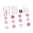 thumbnail image 1 of 10/12 Color Craft Wool Felted Set Needle Felting Set with Felting Needle, 1 of 15