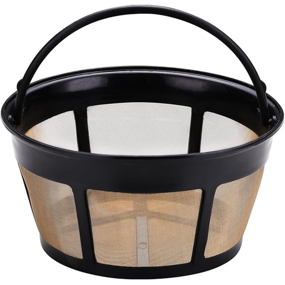 10-12 Cup Stainless Steel Coffee Filter, Dishwasher Safe Replacement