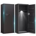 thumbnail image 1 of 10-12 Gun Safe with LCD Screen and Silent Mode, Unassembled Gun Safe for Home Guns and Shotguns with 3 Magnetic Gun Slots and 3 Metal Storage Box, 1 of 6