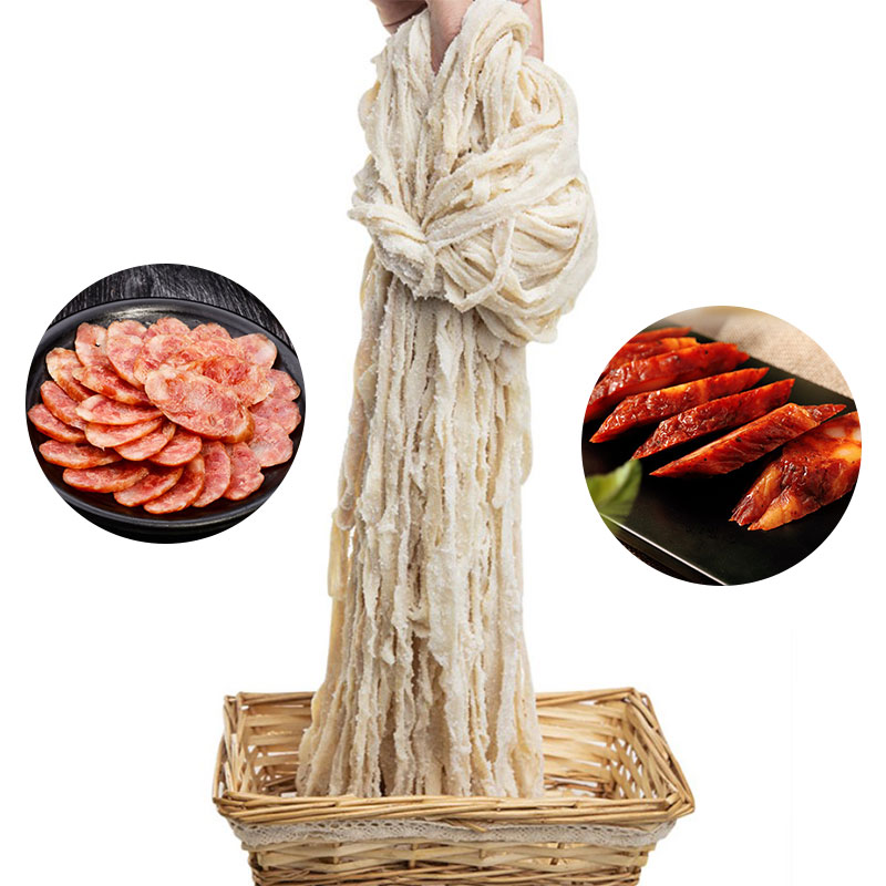 1012 Meters 40mm Dry Sausage Casing Tube Meat Sausages Casing For Sausage Maker