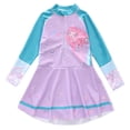 thumbnail image 1 of 10-12 T Kids Bathing Suits Girls Girls Long Sleeve Swimsuit Jumpsuit Rash Guard Piece Bathing Suit for Sun and Comfort, 1 of 3