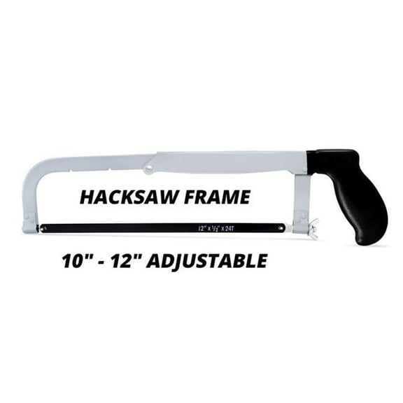 10-12 in. Adjustable Hacksaw Frame