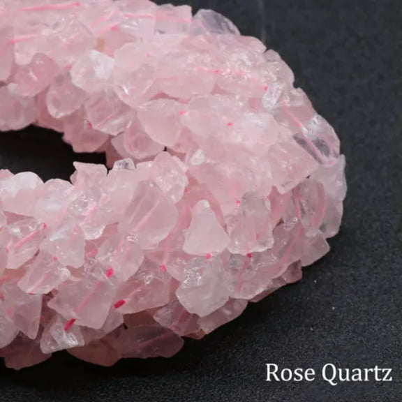 10-12mm Natural Rough Raw Stone Loose Beads Crystal Nugget Mineral Gemstone DIY