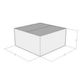 thumbnail image 1 of 12x12x6 White Corrugated Shipping Boxes, 48 ECT Double-Wall, Qty 10, 1 of 4