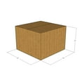thumbnail image 1 of 13x13x9 Kraft Brown Corrugated Shipping Boxes, 32 ECT Single-Wall, Qty 10, 1 of 3