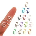 thumbnail image 1 of 10/14/15 Pcs Crochet Rings Adjustable Crochet Tension Rings Open Finger Rings Crochet Tension Rings Knitting Accessories, 1 of 7