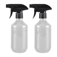 thumbnail image 1 of 10.14 fl oz Plastic Spray Bottles (2 Pack), Refillable Spray Bottles for Cleaning Solutions & Essential Oils, Adjustable Nozzle Empty Bottles for Alcohol, Plant & Hair Care,Clear, 1 of 7