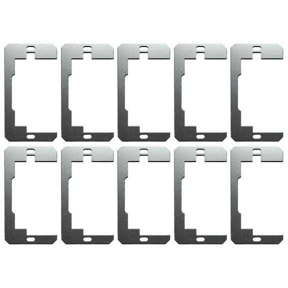 10/15/20 Pieces Wall Panel Spacers Metal Flush Equipment Leveling Plates