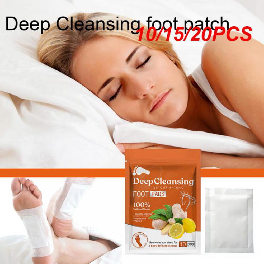 10/15/20PCS Detox Foot Patches Ginger Wormwood Detoxification Weight