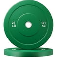 thumbnail image 1 of 10/15/25 lb Colored Bumper Weight Plates Olympic Weight Plate Set,Rubber Weight Plates Set for Home Gym, Barbell Weights Plates for Weight Lifting and Strength Training, 1 of 8