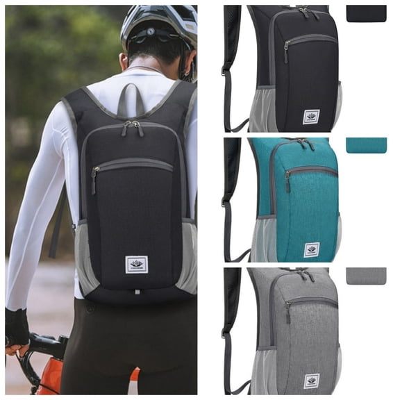10/15L Small Rucksack Foldable Backpack Lightweight Packable Daypack Travel Outdoor Hiking Shoulder Bag