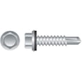 thumbnail image 1 of 10-16 x 0.75 in. Unslotted Indented Hex Washer Head Screws  Zinc Plated  Box of 4 000, 1 of 1