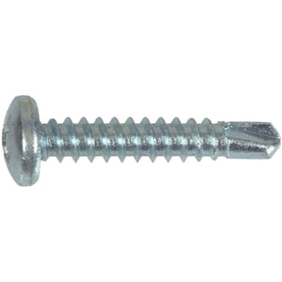10-16 x 0.75 in. Zinc Plated Pan Head Phillips Self Drilling Screws - Pack of 100