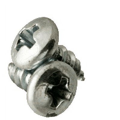 #10-16 x 3/4" Tapping Screw, Type AB, Zinc (inch) Head Style: Flat, (QUANTITY: 3000) Drive: Slotted, Point: Type AB
