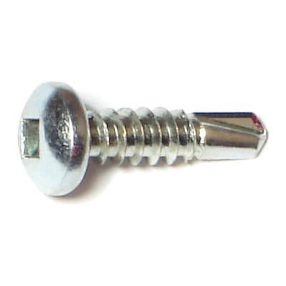 #10-16 x 3/4" Zinc Square Drive Pan Head Self-Drilling Screws (100 pcs.)