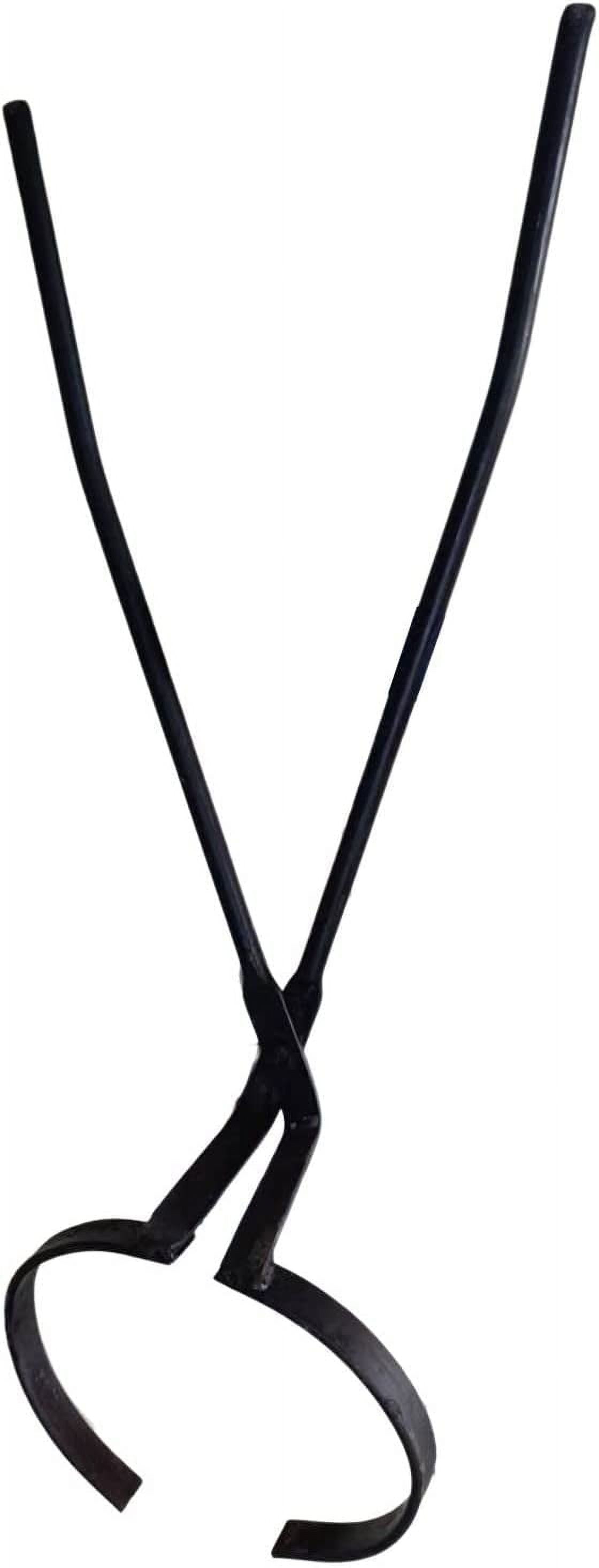 25KG Crucible Tongs For Foundry - 25 Inch Long, 6.7 Inch Jaw, Heavy Duty Steel Pouring & Lifting Tongs