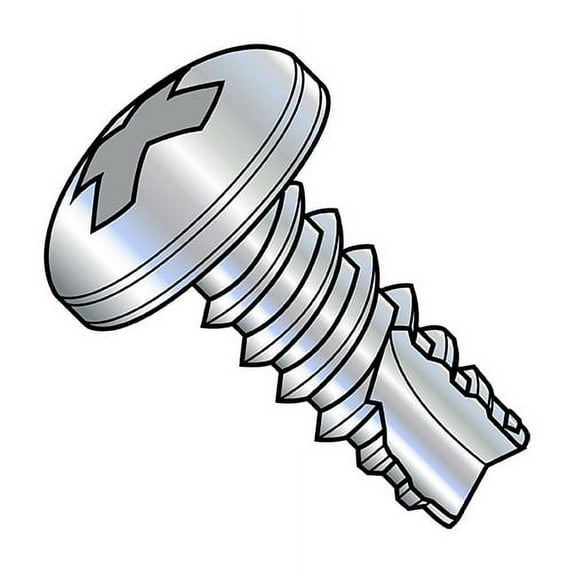 10-16X1/4 Phillips Pan Thread Cutting Screw Type 25 Fully Threaded Zinc (Pack Qty 10,000) BC-10045PP