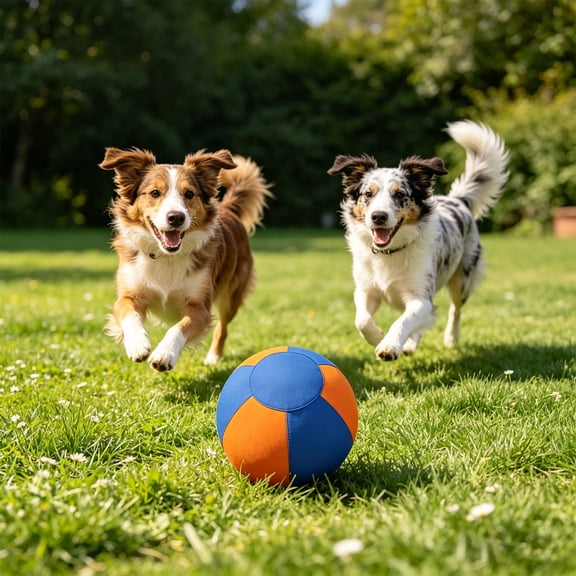 10/18/22/25" Herding Ball for Dogs,Upgraded Chew-Resistant Double-Layer Material Durable Waterproof Dog Toy Suitable for Herding Breeds to Push,Chase & Roll,Pet Training Toy for Indoor Outdoor Play
