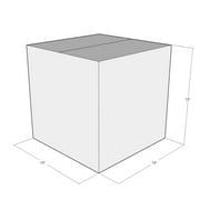 18x18x18 White Corrugated Shipping Boxes, 90 ECT Triple-Wall, Qty 10