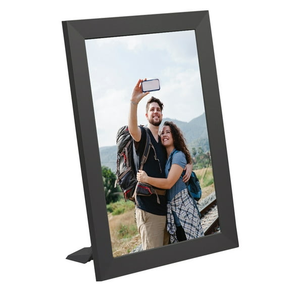 10.1In WiFi Digital Photo Frame with LED Light 1280x800 HD IPS LCD Touch Screen Electronic Picture Music Movie 32GB (US)