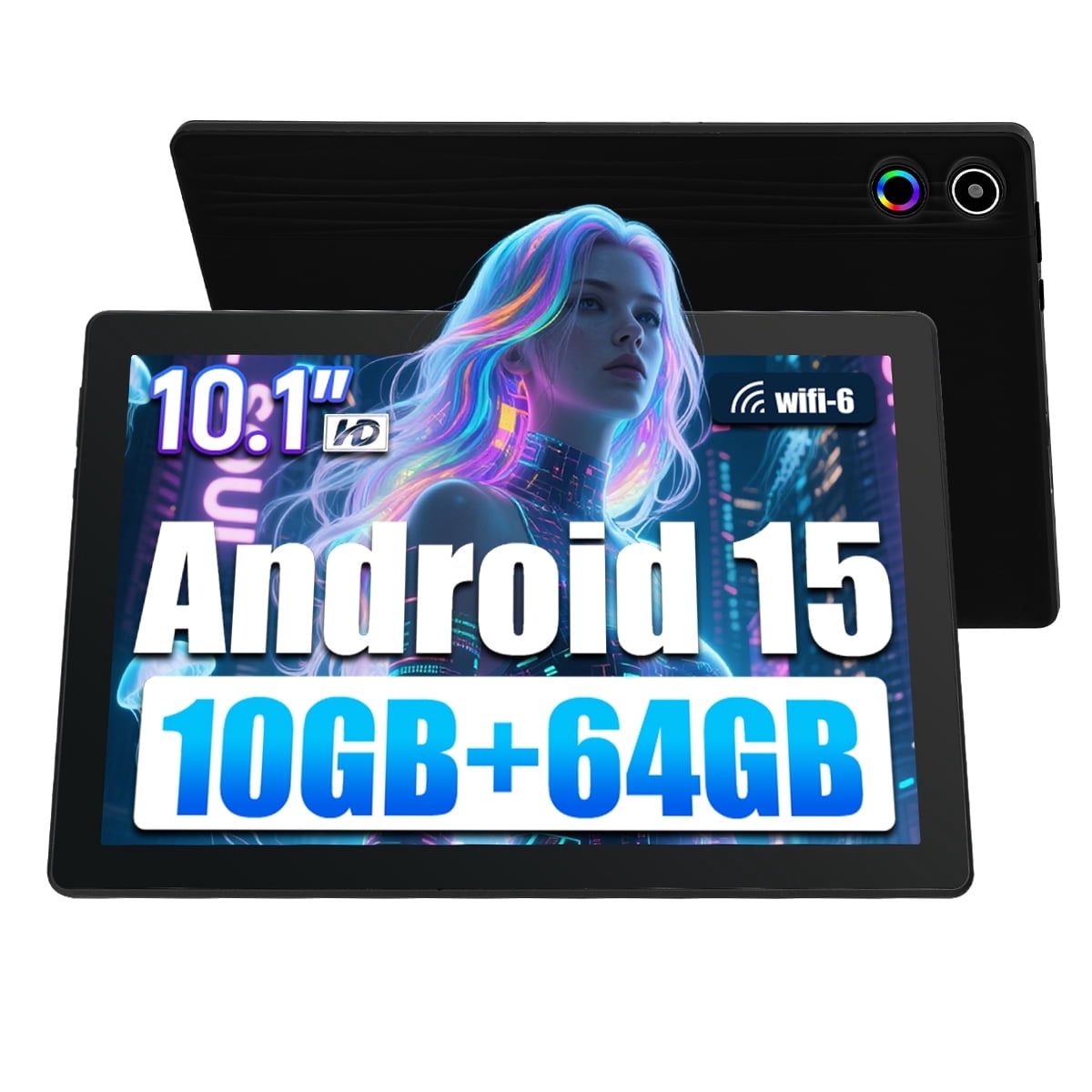 Dynamic Halo 本体　タブレット Android NEW 10.1 inch Tablet Android 15 20GB RAM 64GB ROM IPS LCD HD