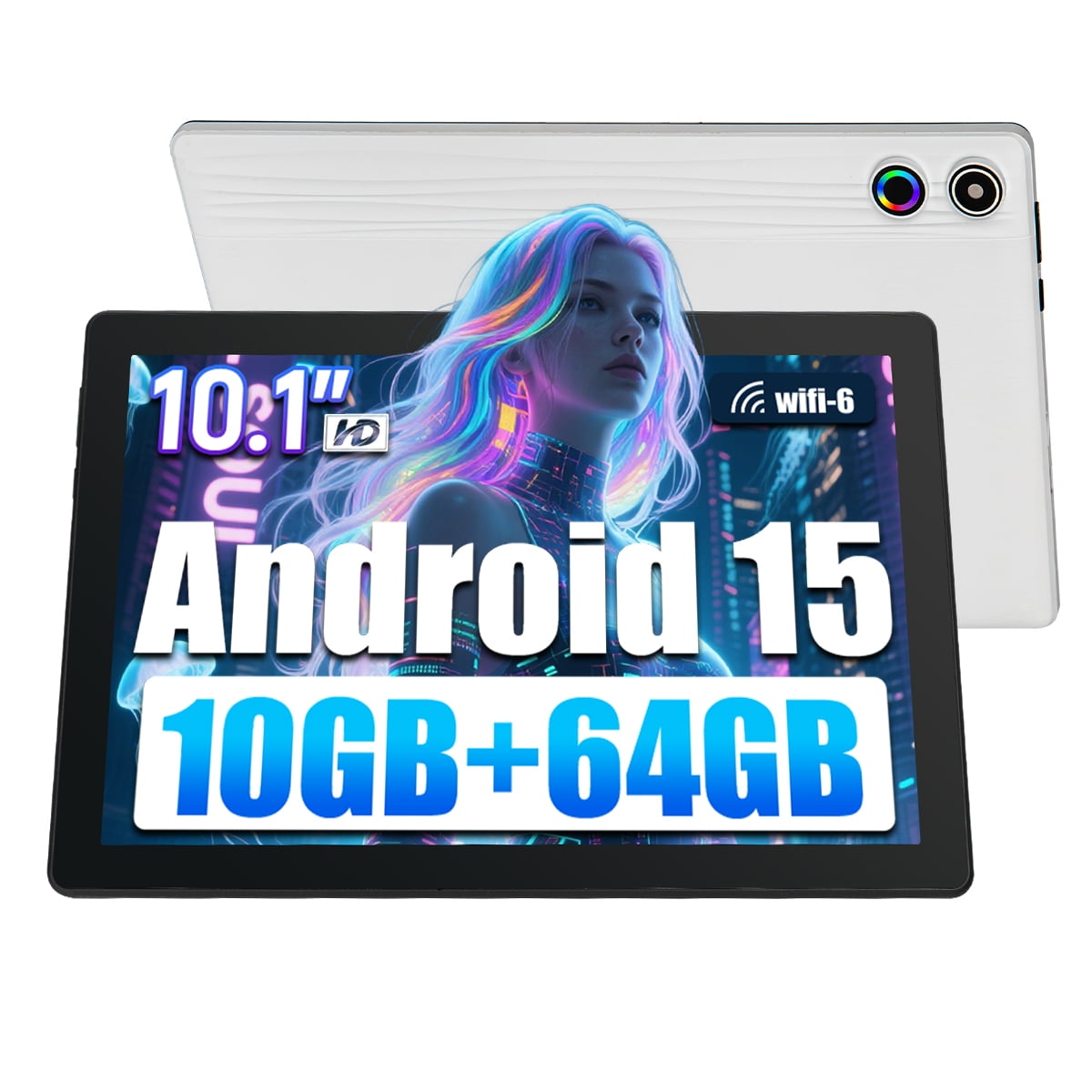 Dynamic Halo 10.1インチタブレット Walmart Black Friday Deals 2025 10.1inch Android 14 Tablet, Octa