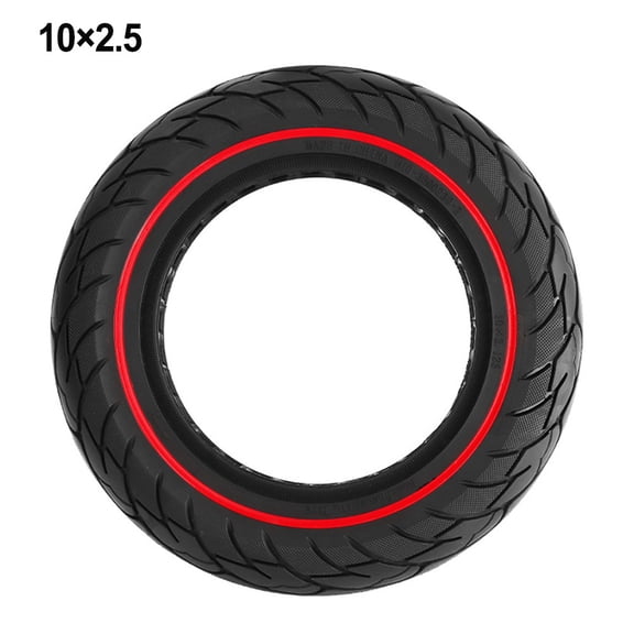 10×2.5 Red Line Red Dot For Honeycomb Solid Tire For Max G30 Electric Scooter