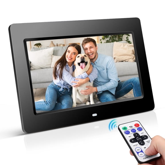 10.2" Digital Photo Frame, Ultra-Thin High-Definition TFT-LCD Screen, Support Automatic Slide Show, Zoom In/Out, Adjustable Playback Speed, Fast Transmission Speed(with remote control)
