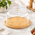 10.2'' Gldessert Dome With Base 11.8