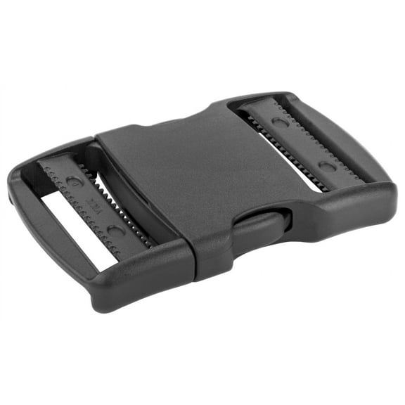 10 - 2 inch YKK Flat Dual Adjustable Side Release Plastic Buckles