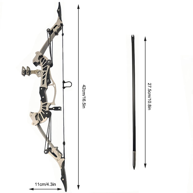 10.2-inch composite bow, archery shooting sport, archery equipment, outdoor beginner's bow and arrow set