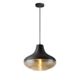 thumbnail image 1 of 10.2 inch creative amber glass pendant light fixture, vintage industrial style hanging lamp, Nordic farmhouse ceiling pendant lamp for over kitchen island sink dining room table bar counter entrance, 1 of 8