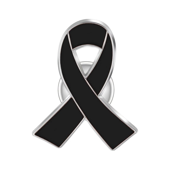 10/20/30/40/50Pcs Elegant Ribbon Cancer Awareness Lapel Pin - Heart Shaped Silk Ribbon Fashionable Accessory for Clothing Bags & More, Multicolor Cause Pin