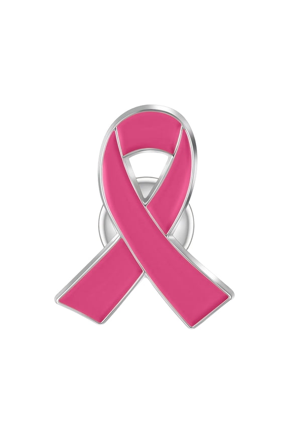 10/20/30/40/50Pcs Elegant Ribbon Cancer Awareness Lapel Pin - Heart Shaped Silk Ribbon Fashionable Accessory for Clothing Bags & More, Multicolor Cause Pin