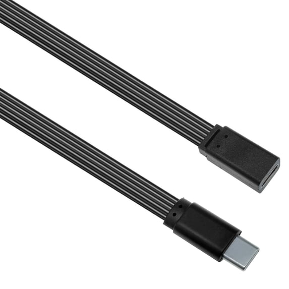 10/20/30/50/100cm USB C Male to Female Cable Flexible Power Cord Data ...