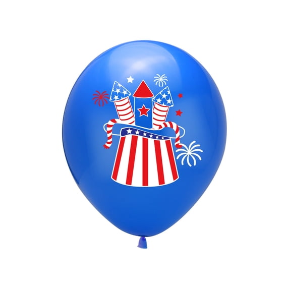 10/20/30 PC 4th of July Balloons Decorations Red White and Blue Balloons 250th Anniversary Patriotic Independence Day American Flags Party Balloons for Memorial Day, USA Patriotic Party Decor