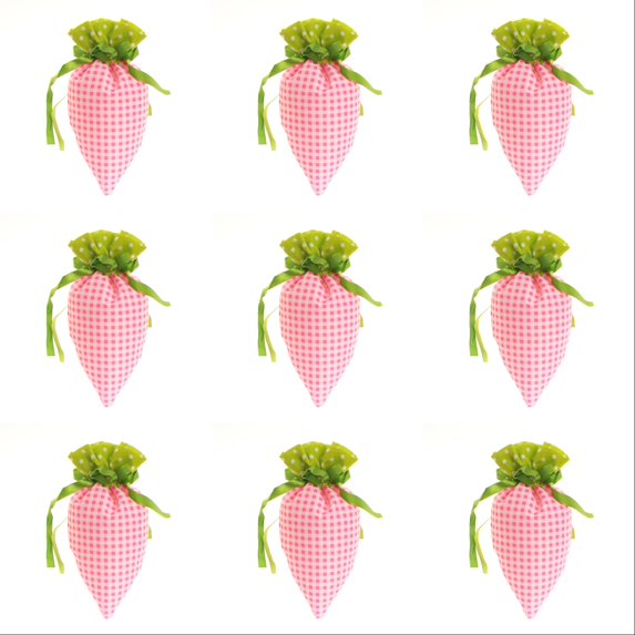 10/20/30 PCS Easter Artificial Fabric Carrots - Buffalo Check Plaid Carrot Ornaments for DIY Easter Decor, Primitive Farmhouse Hanging Decorations & Party Crafts