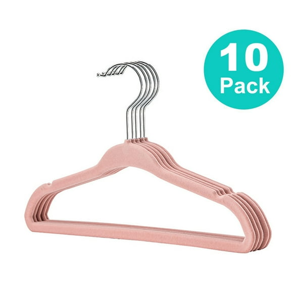 10/20/30 Pack Non-Slip Velvet Kids Hangers For Jackets, Pants, & Dress Clothes, Xinsrenus Under $5! 10/20/30 Pack Non-Slip Velvet Kids