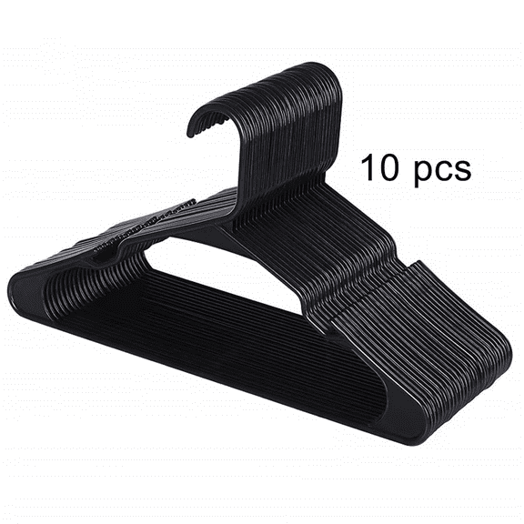 10/20/30 Pcs Plastic Hangers - Adult Clothes Hangers - T-Shirt, Dress, Coat Hangers & Accessories - Notched Hanger, Durable