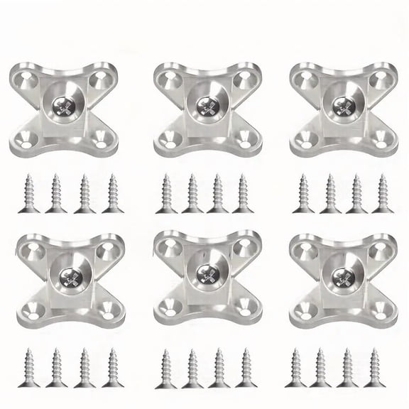 10/20/30 pcs zinc alloy butterfly corner bracket, plank corner connector, removable corner bracket, with screws