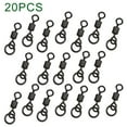 thumbnail image 1 of 10/20/50/100 Pcs Chod Swivel Size 8# Carp Fishing Flexi Ring Swivels, 1 of 5