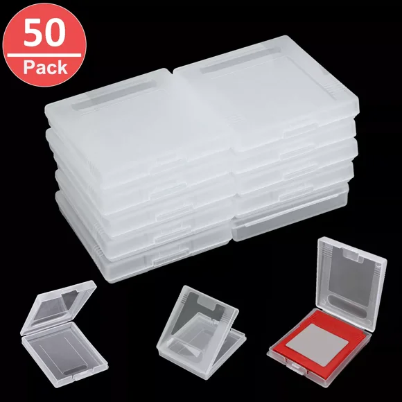 10/20/50 Pcs Clear Protective Cartridge Case Dust for Nintendo Gameboy Color GBC
