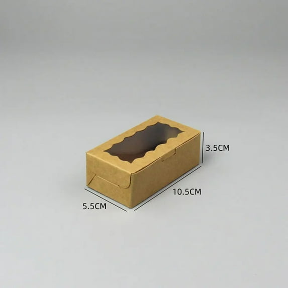 10/20/50pcs gift box with clear window-suitable for packaging, wedding, party birthday decoration and small business supplies