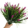 thumbnail image 1 of 10/20 Bundles Artificial Flowers for Outdoors, Artificial Lavender Fake Flowers, Outdoor UV Resistant Faux Plants Plastic Greenery for Wedding Bouquets, Garden Patio Window Box Indoor Outdoor Decor, 1 of 8
