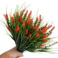 thumbnail image 1 of 10/20 Bundles Artificial Flowers for Outdoors, Artificial Lavender Fake Flowers, Outdoor UV Resistant Faux Plants Plastic Greenery for Wedding Bouquets, Garden Patio Window Box Indoor Outdoor Decor, 1 of 8