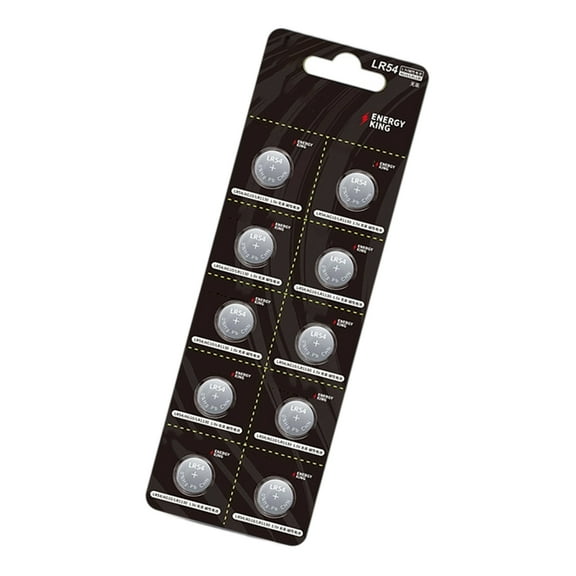 10/20-Count AG10 Button Cell Batteries 1.5V Power Supply for Electronics