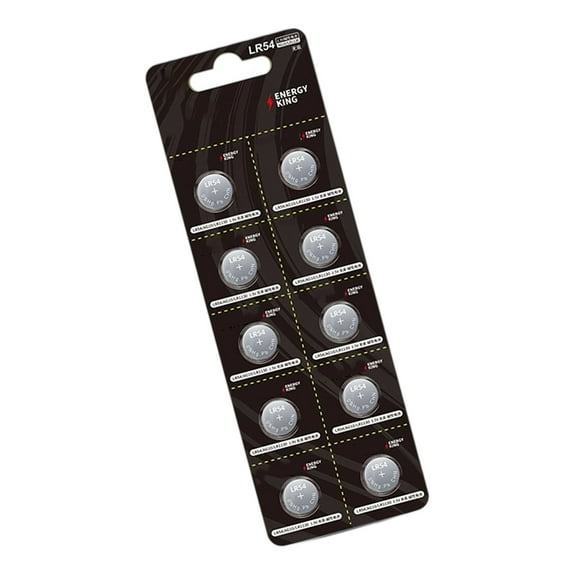 10/20-Count AG10 Coin Batteries Leakproof Design Coin Stable Power 1.5V for Household Gadgets Remotes