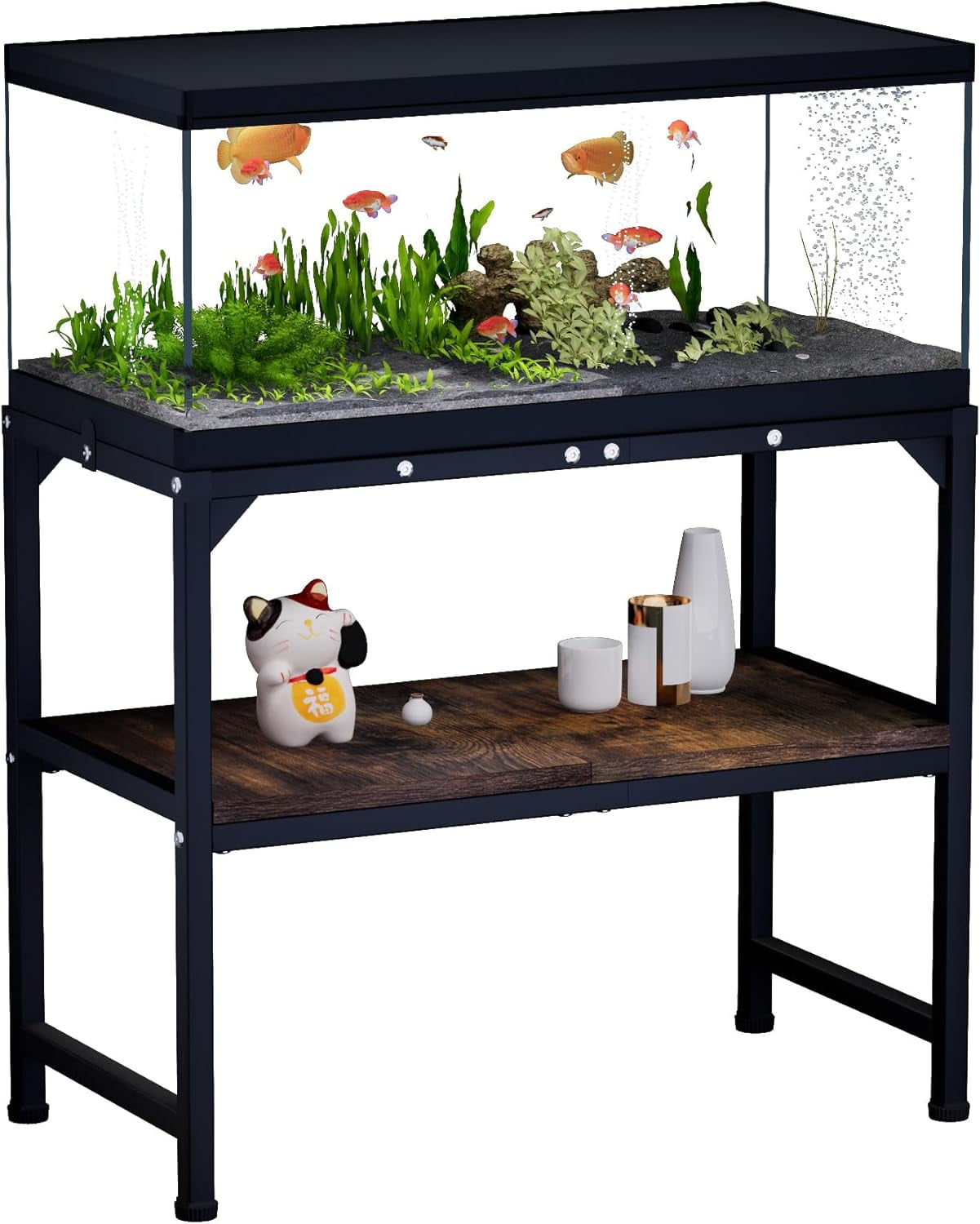 Curated visual reference: Visual Reference: 10 20 Gallon Fish Tank Stand Metal Aquarium Stand With