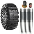 thumbnail image 1 of 10/20 Pcs Snow Chains for Car Tires Chains On Wheels, 2026 New Snow Chains Tire Chains for Car, Reusable Anti Snow Chains, Adjustable Anti-Slip Tire Cables & Universal Fit, 1 of 7