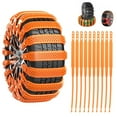 thumbnail image 1 of 10/20 Pcs Snow Chains for Car Tires Chains On Wheels, 2026 New Snow Chains Tire Chains for Car, Reusable Anti Snow Chains, Adjustable Anti-Slip Tire Cables & Universal Fit, 1 of 7